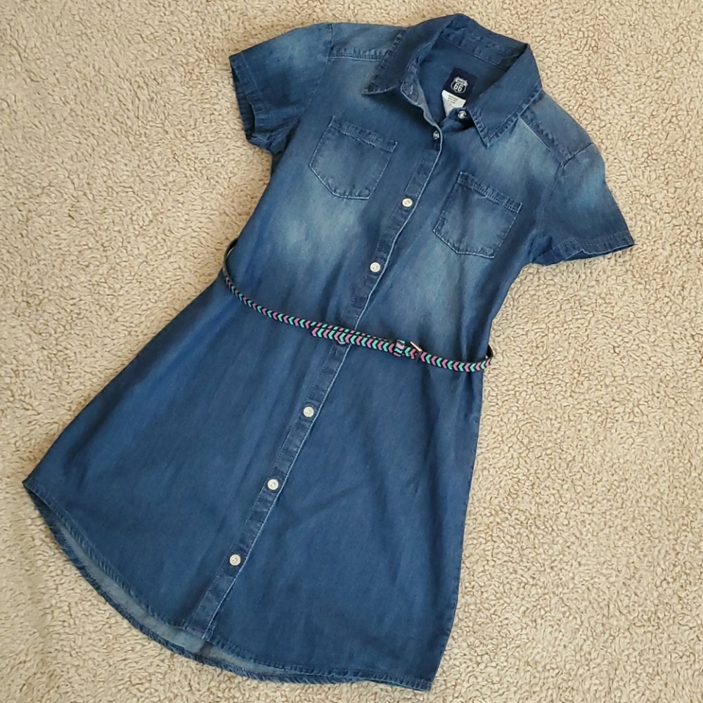 Route 66 Size 10 / 12 Denim Dreass Jean Dress